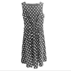 Boflyyang Polka Dot Dress Size mall Black White